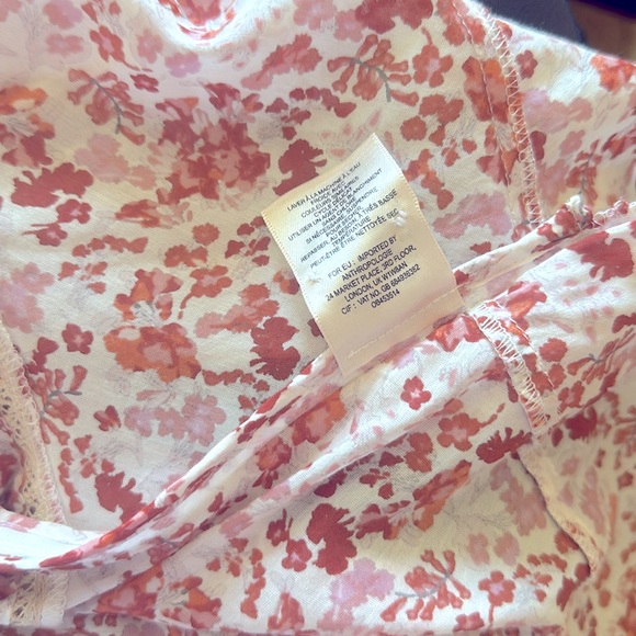 Anthropologie Moulinette Sours Red Floral Cotton/Silk
Amelie Blouse - Picture 8 of 15